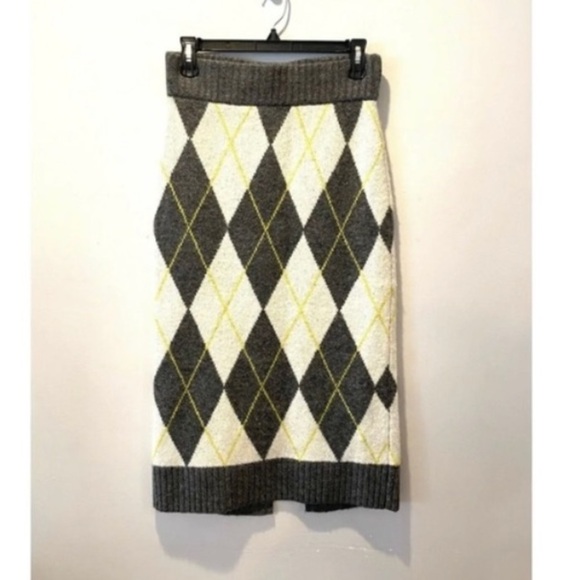 H&M x Pringle of Scotland Jacquard-Knit Skirt eh. - Picture 5 of 16